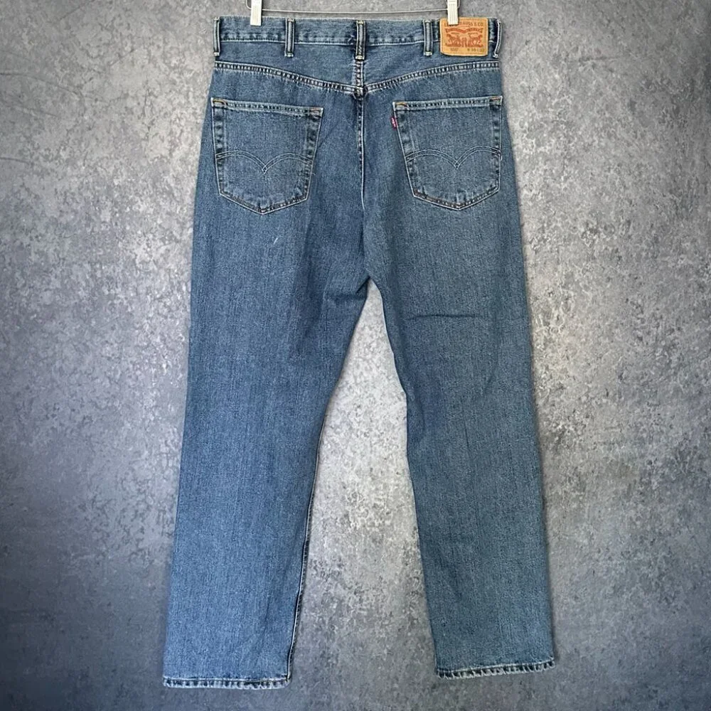 Levi Strauss 550 Relaxed Fit Straight-Leg Jeans, Men's 38 x 32